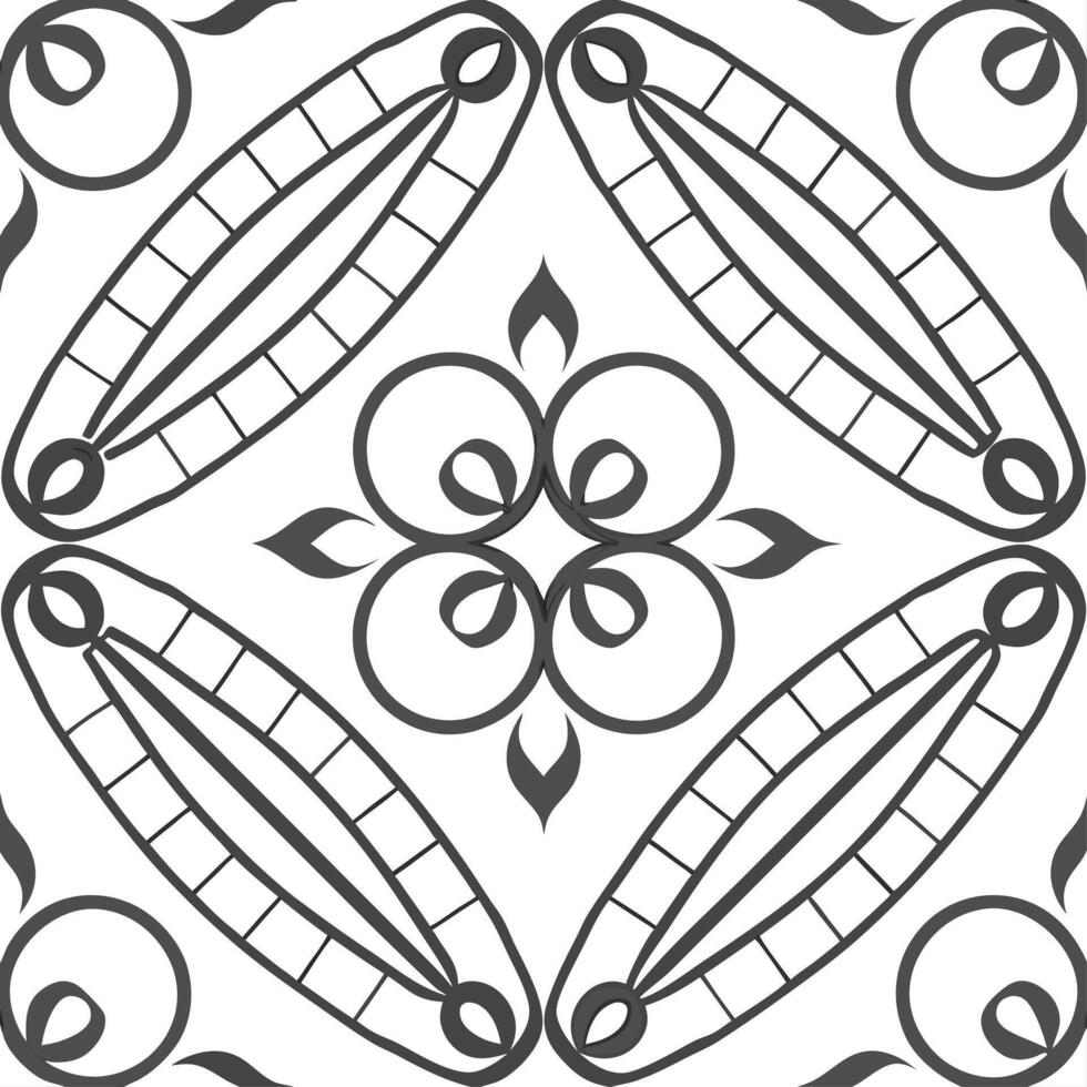 Create elegant seamless pattern with vintage frame borders filigree tile elements white balance high resolution graphics concept as Ornamental curves blend seamlessly with structu Clean vector