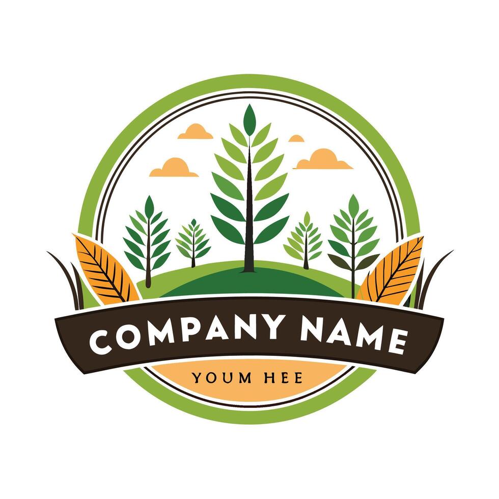 a logo for a company that is called , white background vector