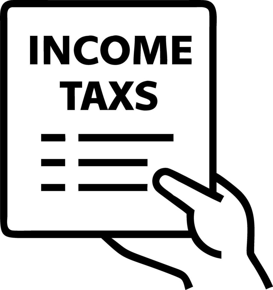 Closeup of man hand filling income tax forms concept as A close up shot of a mans hand carefully filling out income tax forms emphasizing the importance of tax filing in Photo St Clean vector