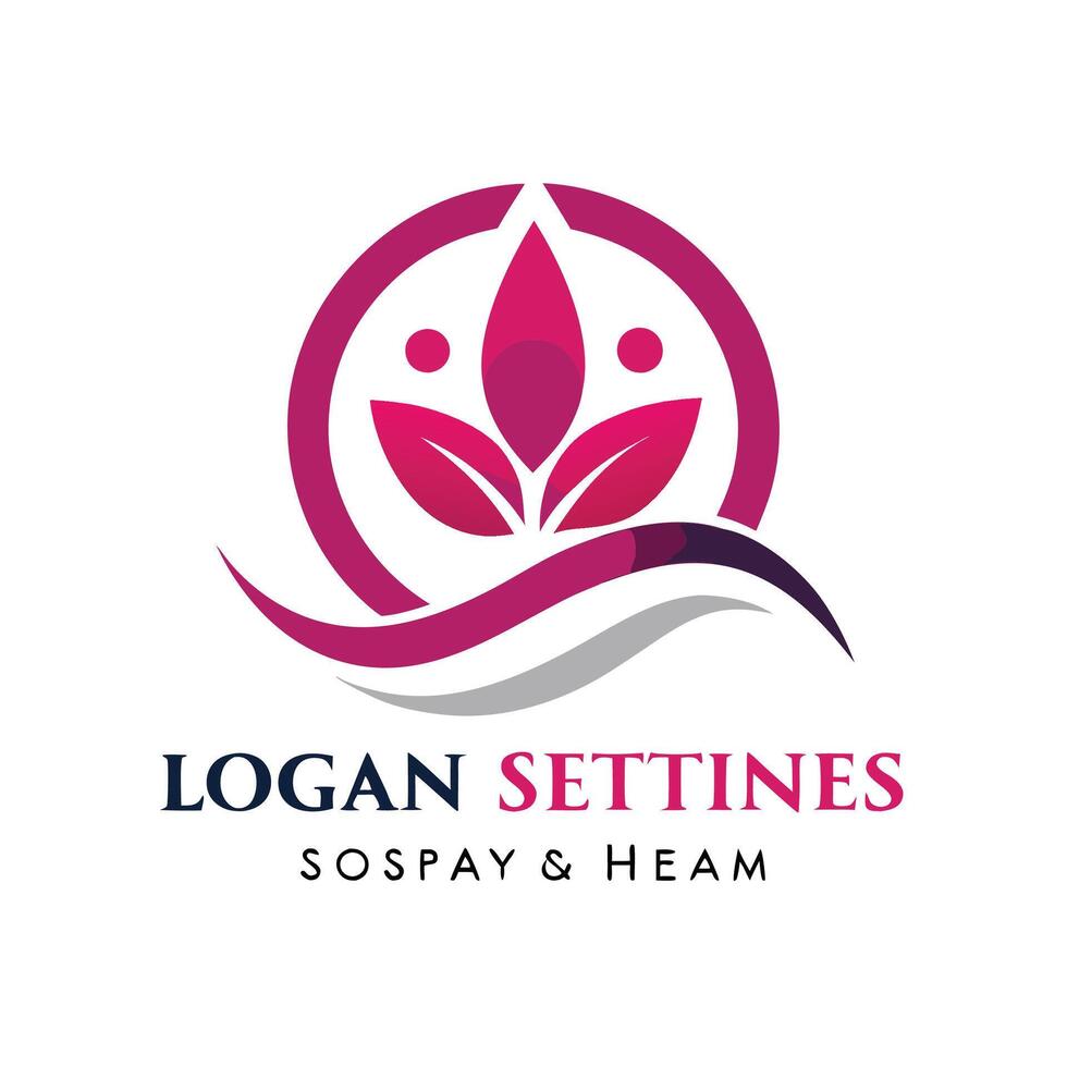 logo design for logan settines vector