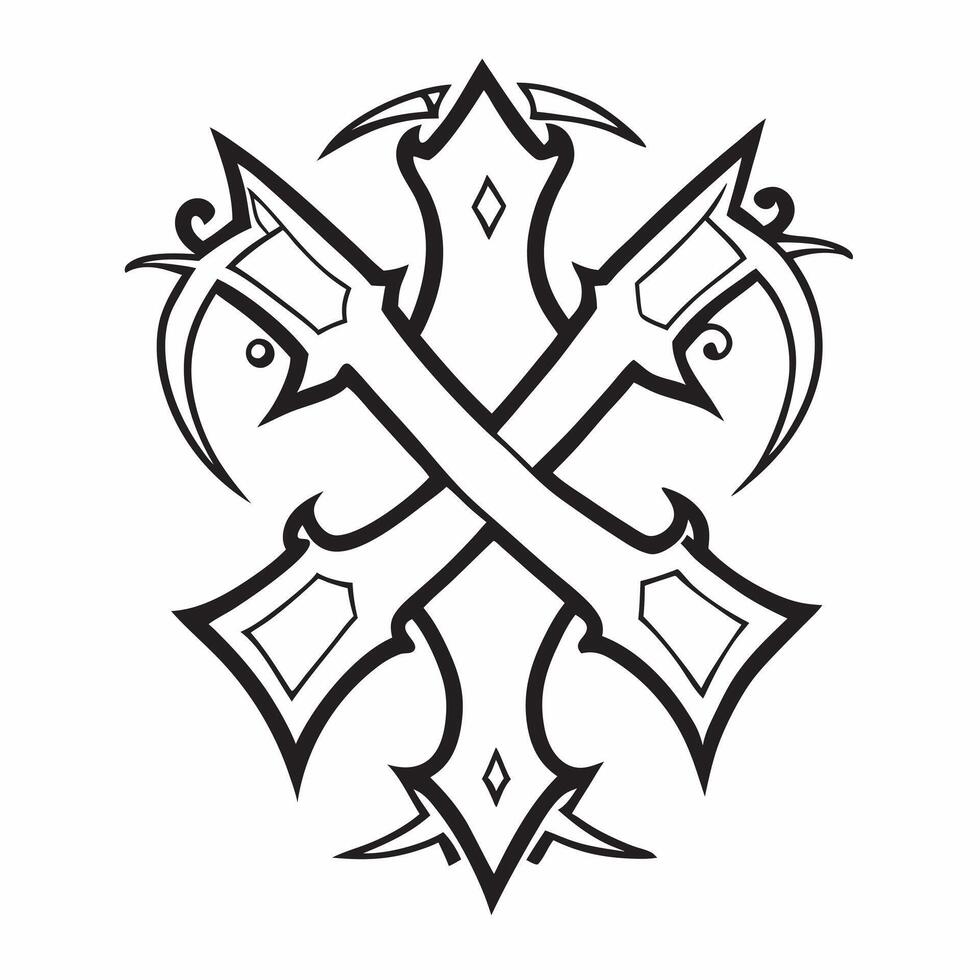Celtic Crosses seamless tile pattern with green hues and traditional interwoven designs for Irish decor concept as Green toned Celtic crosses arranged seamlessly with traditional i Clean vector