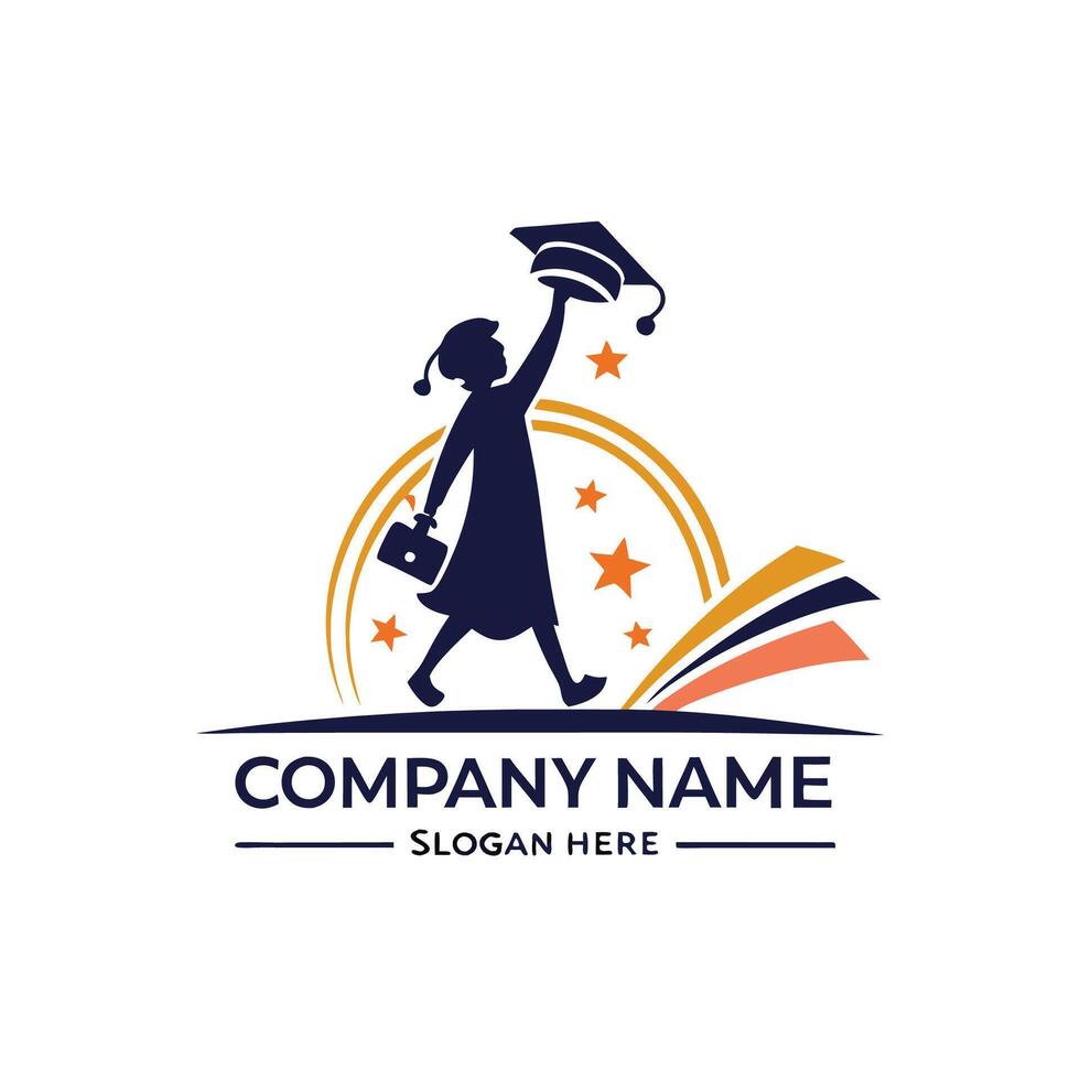 a logo for a company that called company name, white background vector
