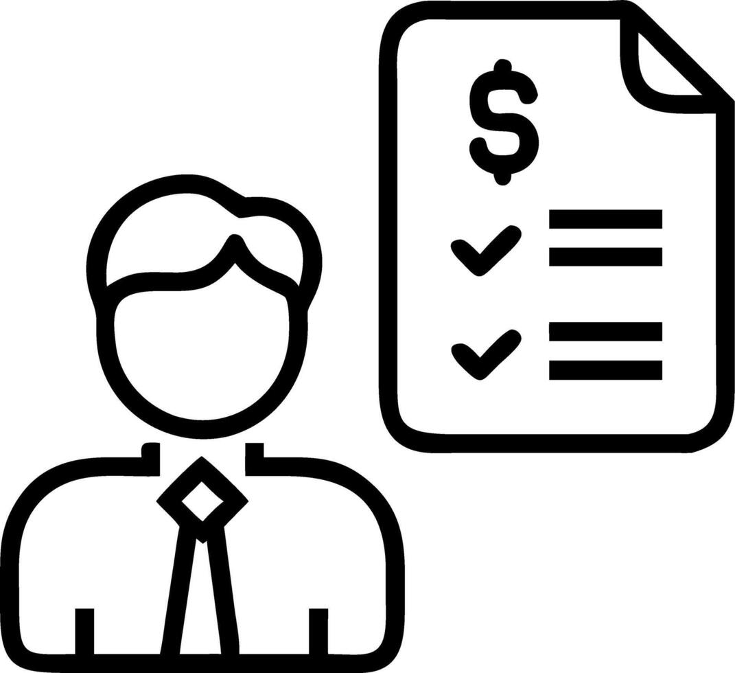 Businessman planning annual tax deduction tax rate calculation business financial budget effective tax deduction planning ideas for individuals and companies document management sy Clean vector