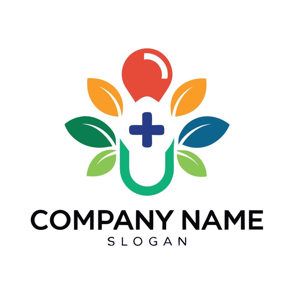 a logo for a company that called, company name white background vector