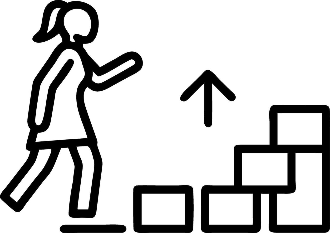 business concept growth 2020 success process woman hand arranging wood block stacking step stair paper blue background concept as A woman stacks wood blocks into steps on a blue ba Clean vector