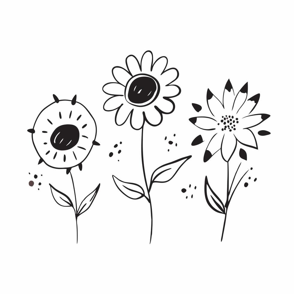 Bright summer flowers seamless pattern with large bold petals and vibrant colors for lively garden themes concept as Bright and bold summer flowers pattern with large petals and vi Clean vector