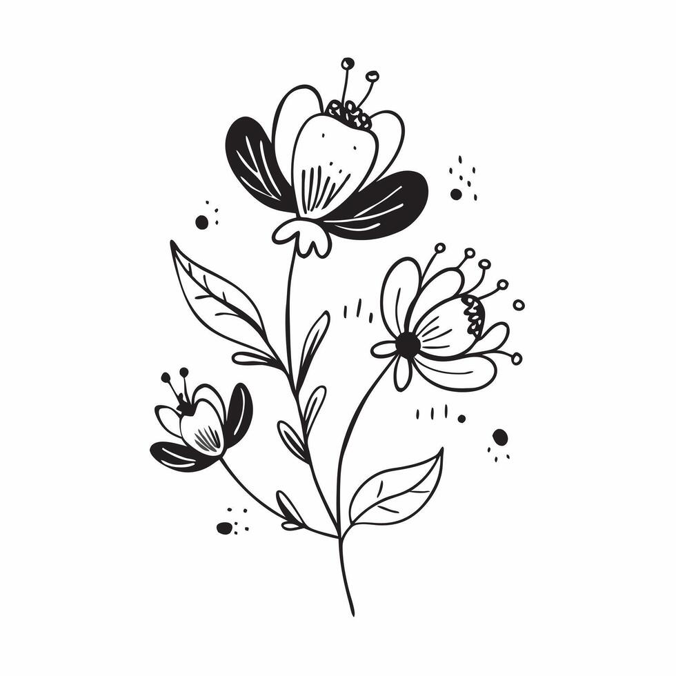 Bright spring floral seamless pattern with bold petals and vibrant greens for energetic lively designs concept as Energetic spring floral pattern with bold petals and vibrant green Clean Set 3 vector