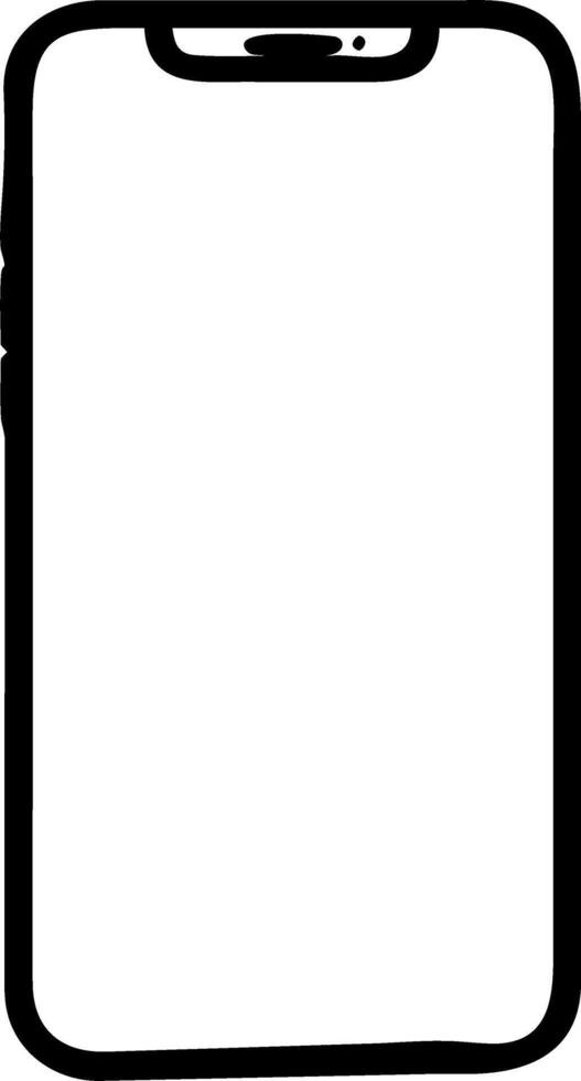 bangkok thailand jan 13 2021 close up hand holding black smartphone iphone 12 pro max white screen isolated white background mobile phone frameless design concept concept as A clos Clean vector
