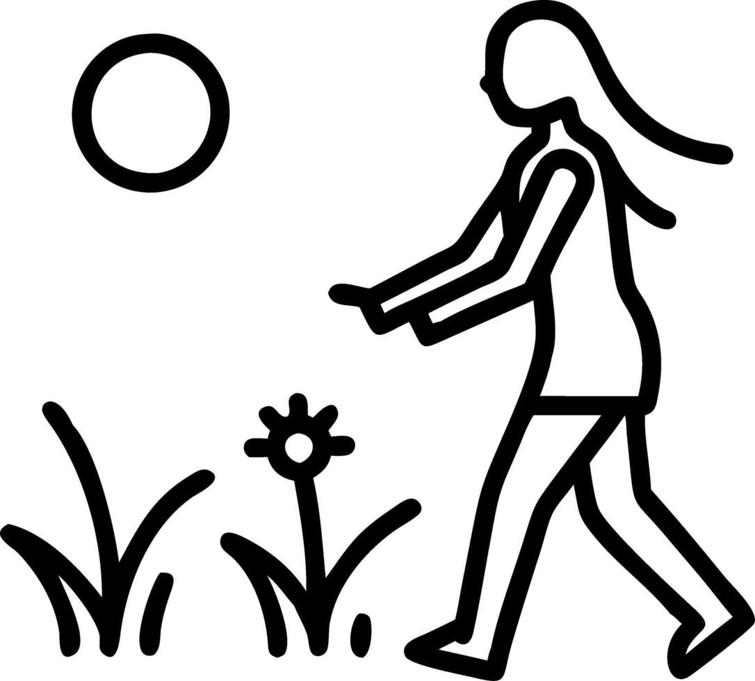 B roll hand traveling woman touching meadow sunset summer female walks field high grass slow motion concept as Womans hand gently touches meadow grass during sunset slow motion sym Clean vector