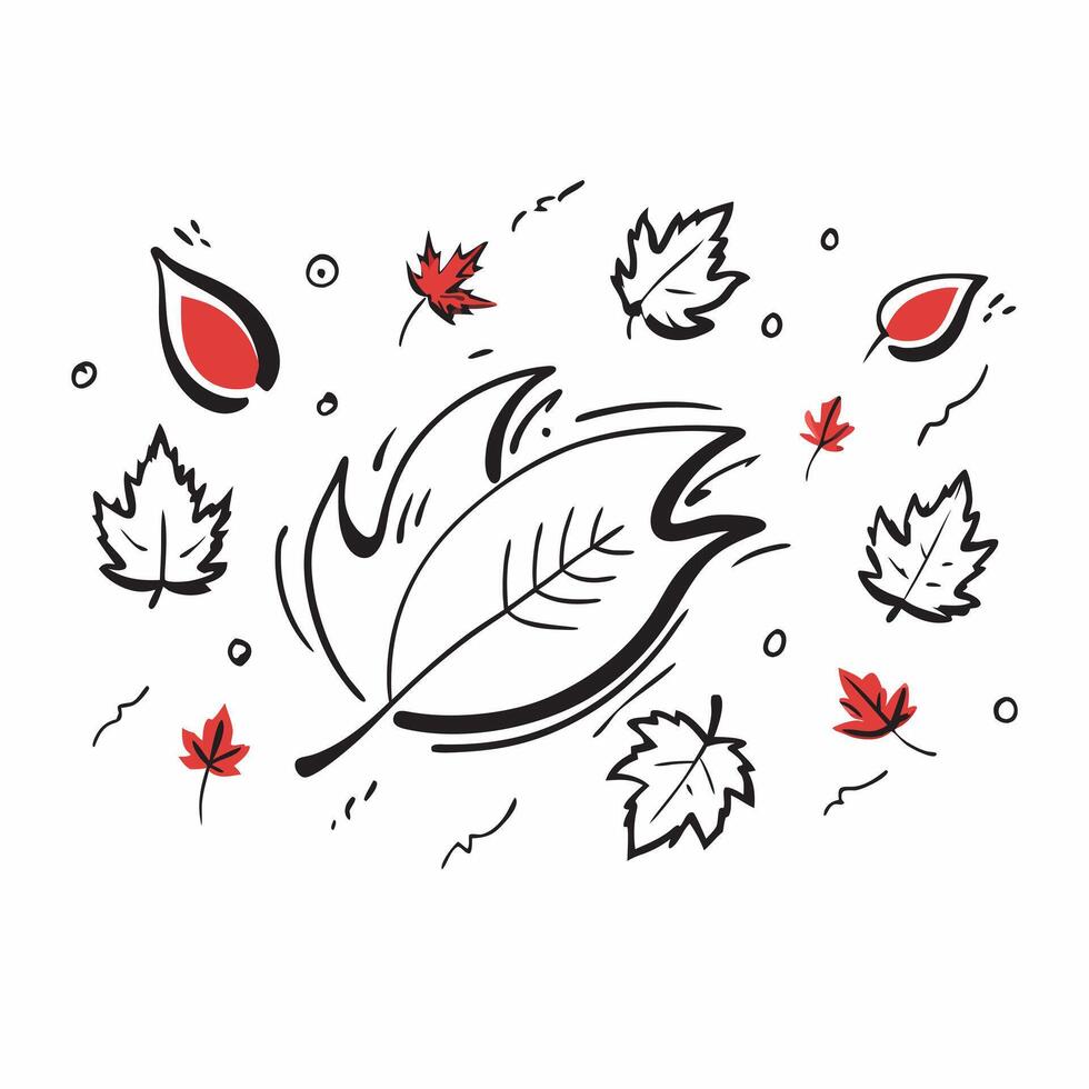 Autumn seamless pattern with falling leaves in shades of red orange and yellow for a colorful fall aesthetic concept as Vibrant autumn pattern with falling leaves in red orange and Clean vector