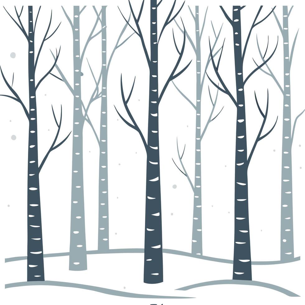 Winter trees seamless pattern with tall pine trees and light snow for a serene winter forest scene concept as Serene winter trees pattern with pine trees and light snow ideal for a Cleans vector