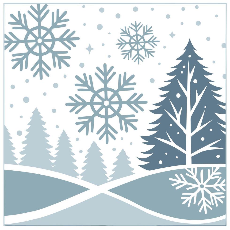 Winter snow seamless pattern with large soft snowflakes and frosty textures for a dreamy snow covered landscape concept as Dreamy winter snow pattern with soft snowflakes and frost Cleans vector