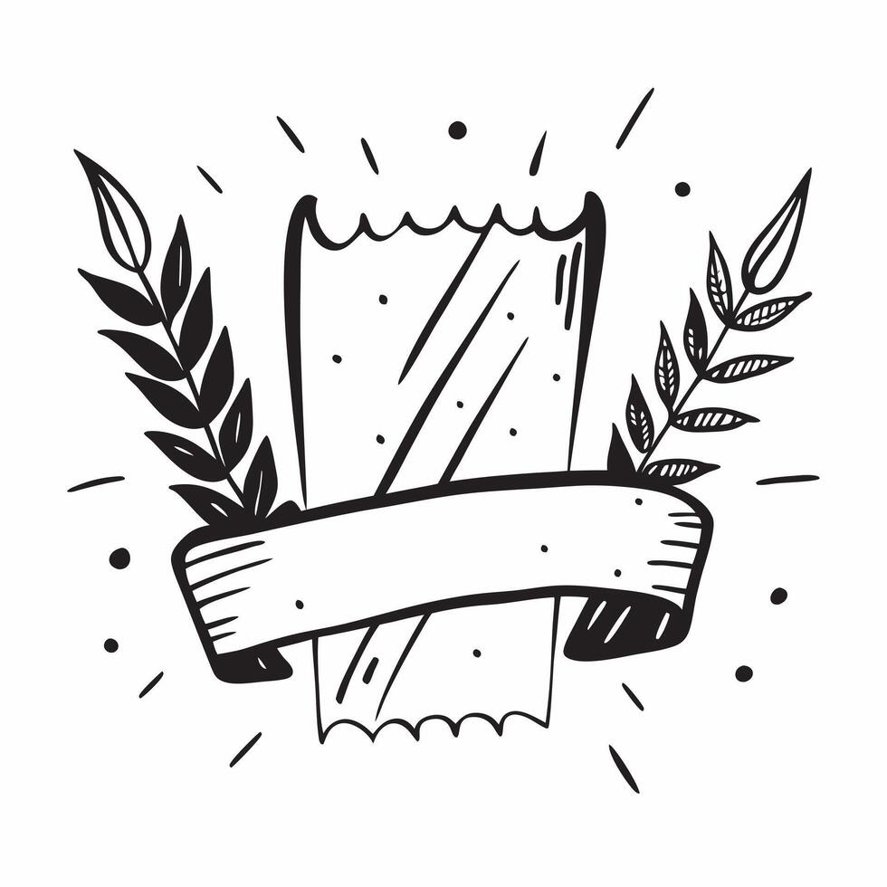 Wheat Sheaf and Horizontal Line concept as Wheat sheaf and a horizontal line on a whimsical background offering ample space for text or graphics symbolizing constant agricultural c Cleans vector