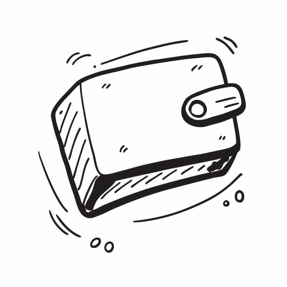 Wallet icon with copy space on a white background concept as A image of a wallet icon with generous copy space on a white background ideal for financial planning and retirem Clean vector