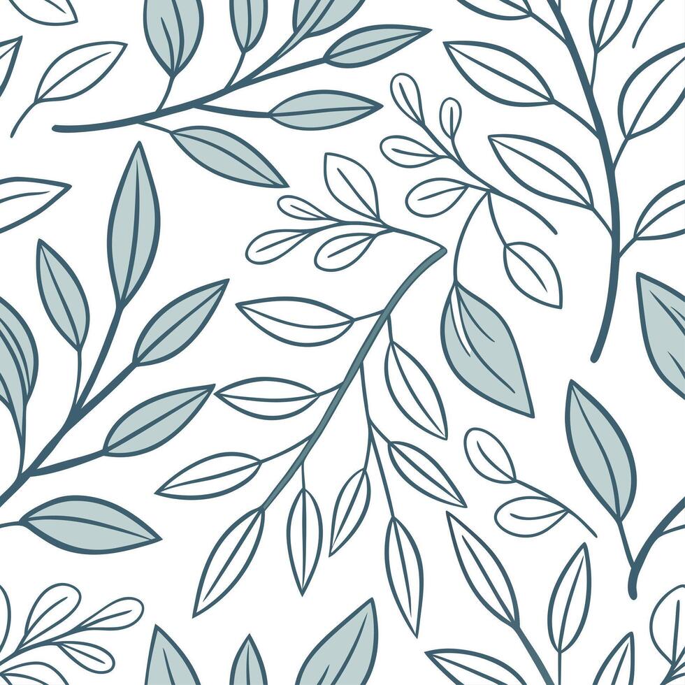 Vintage spring leaves seamless pattern with earthy tones and soft textures for a natural organic design concept as Organic spring leaves pattern with earthy tones and soft textures Cleans Set 2 vector