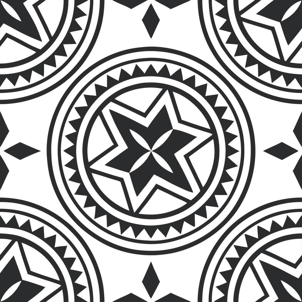 Tribal patterns seamless design with sharp edges and bold geometric shapes for a structured powerful aesthetic concept as Sharp edged tribal patterns with bold geometric shapes for Cleans vector