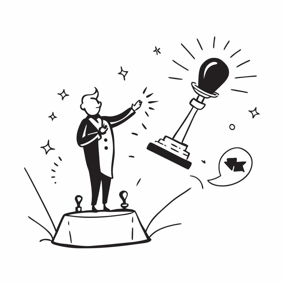 Top Executive with Scepter and Throne concept as An image of a top executive with a scepter and throne set against a dreamy background offering ample space for text or graphics sym Cleans vector