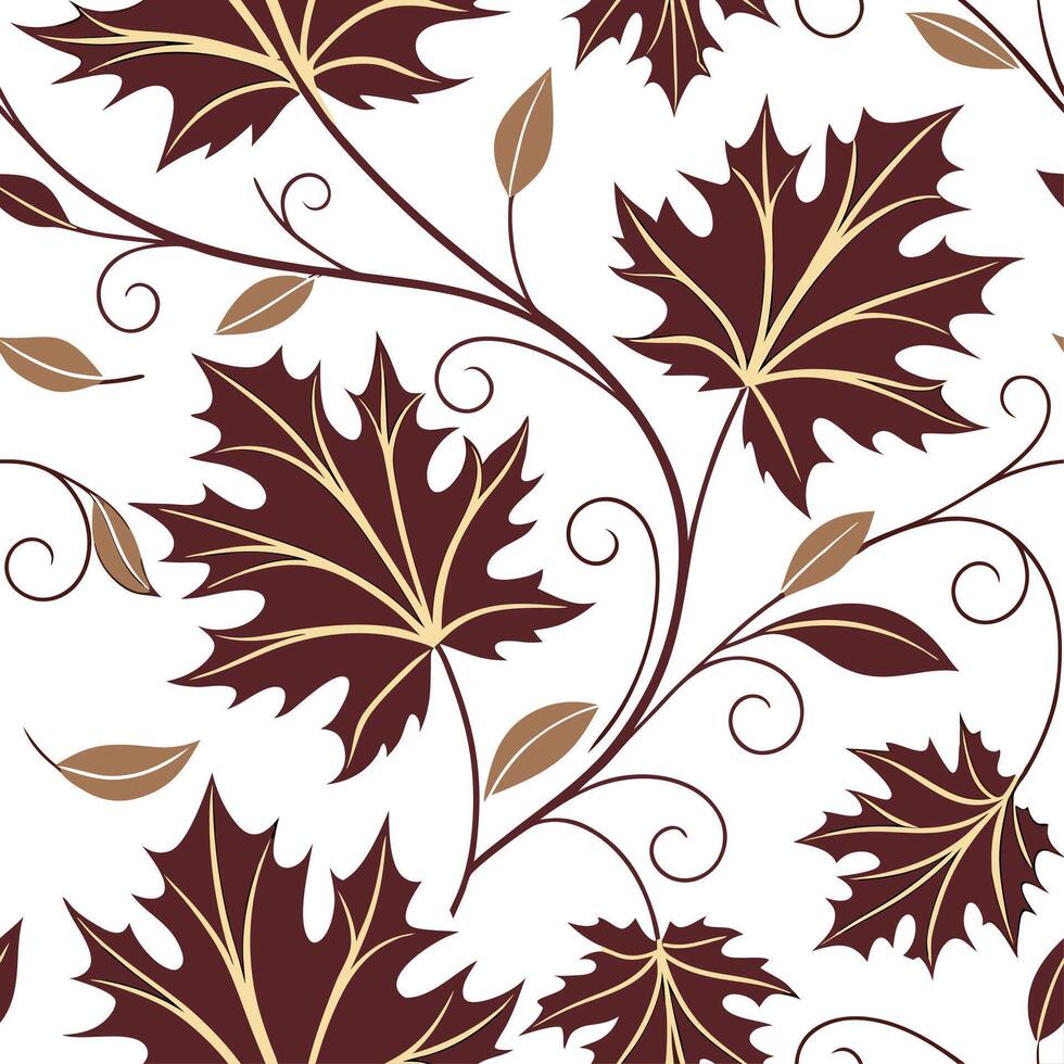 Thanksgiving leaves seamless pattern with rich autumn colors of red orange and yellow for a warm harvest inspired look concept as Warm Thanksgiving pattern with red orange and yell Cleans Set 3 vector