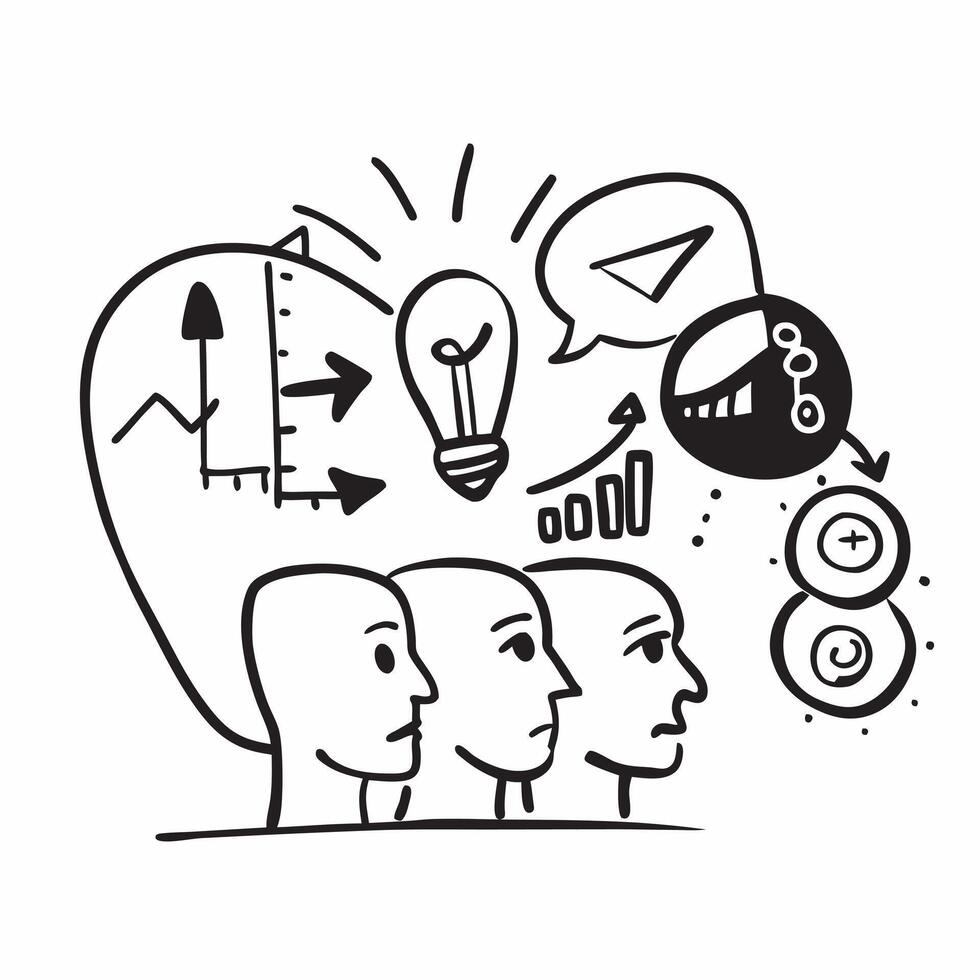 Team leader with team conflict concept as A team leaders profile blended with a team conflict situation symbolizing the challenges of interpersonal issues in the workplace Ideal f Cleans vector