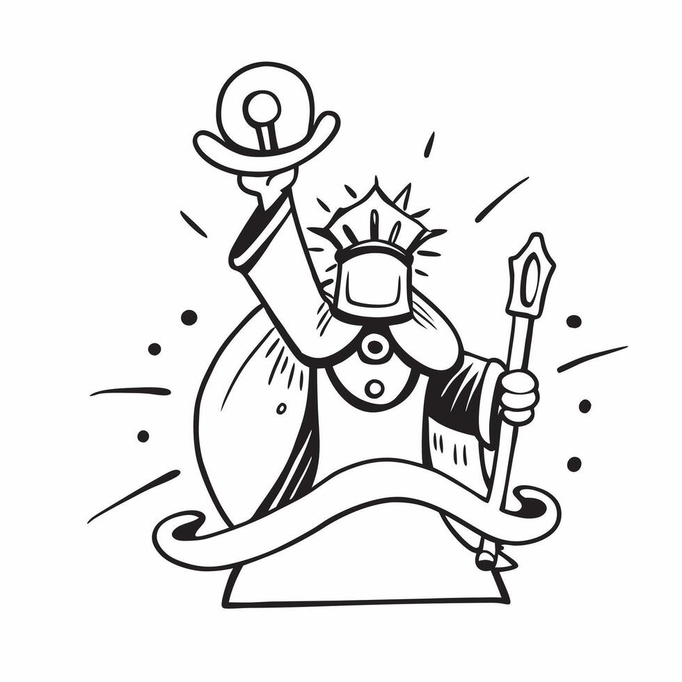 Supreme Leader with Scepter and Throne concept as An image of a supreme leader with a scepter and throne set against a dreamy background offering ample space for text or graphics s Cleans vector