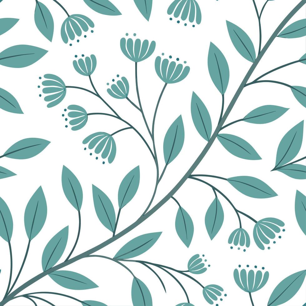 Spring pastel seamless tile pattern with soft blues and greens for a peaceful and natural ambiance concept as Soft blues and greens arranged in seamless patterns for a peaceful nat Cleans vector