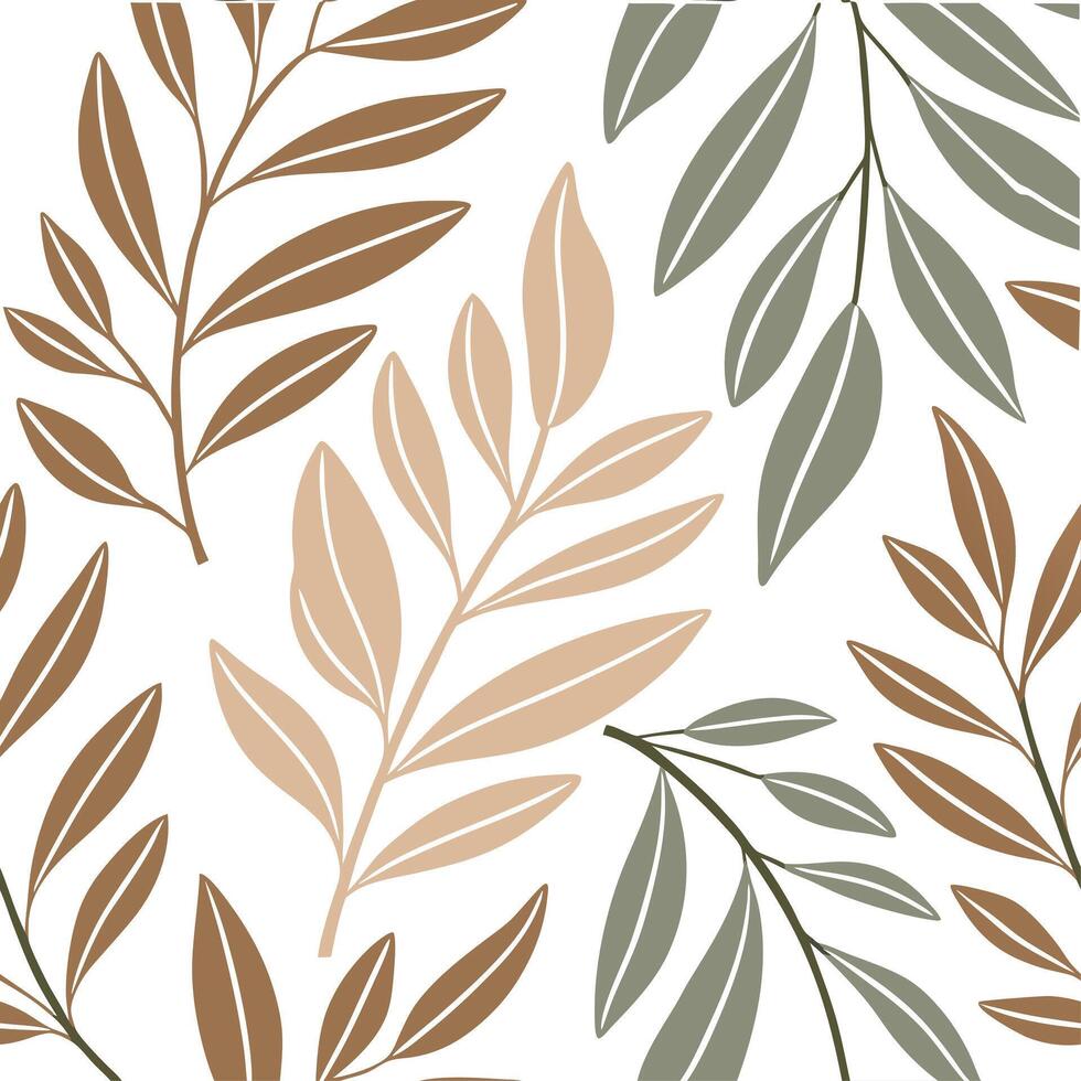 Spring leaves seamless pattern with soft gradients and green tones for fresh natural designs concept as Seamless pattern featuring soft gradient spring leaves in varying shades of Cleans Set 2 vector