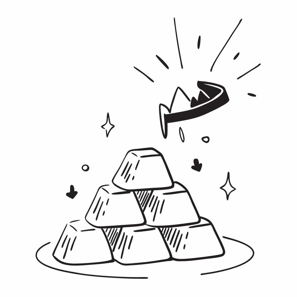 Silver Price Peak and Trough concept as A view showing the peak and trough of silver prices set against a whimsical background offering ample space for text or graphics symbolizing Cleans vector
