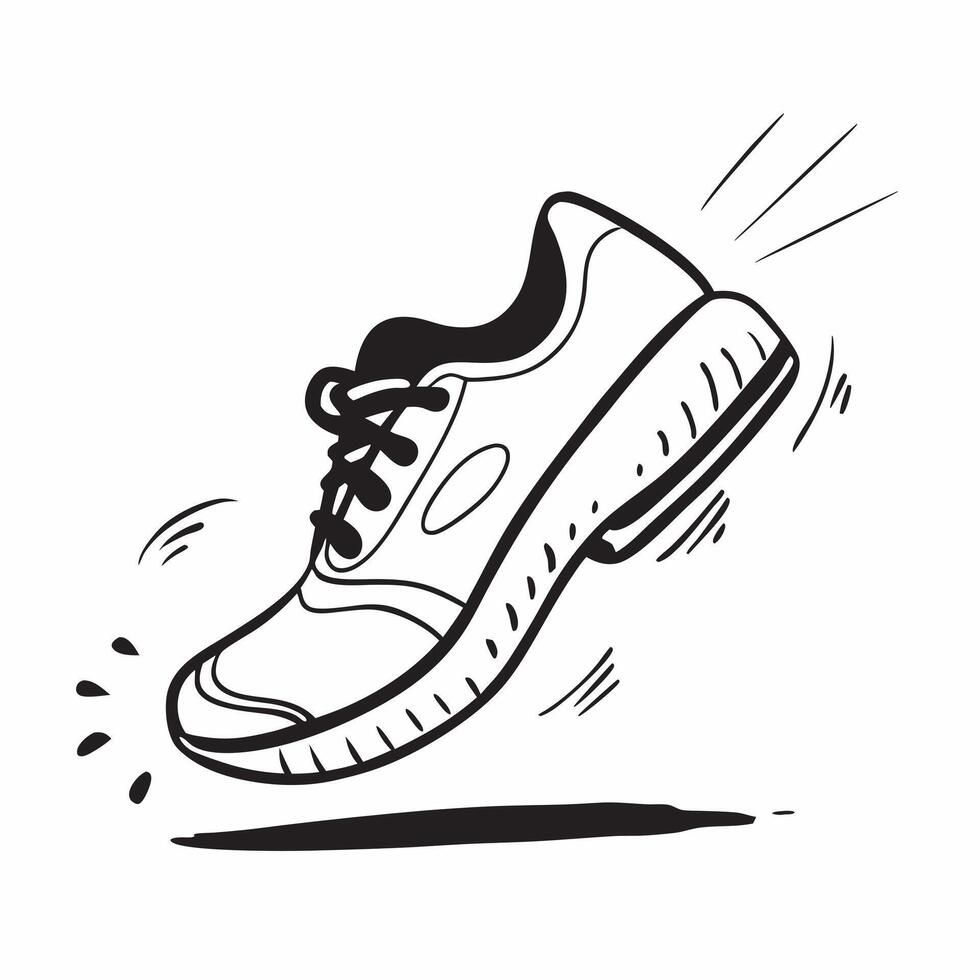 Running shoe icon with copy space on a green background concept as A image of a running shoe icon with ample copy space on a green background perfect for fitness and exercis Cleans Set 3 vector