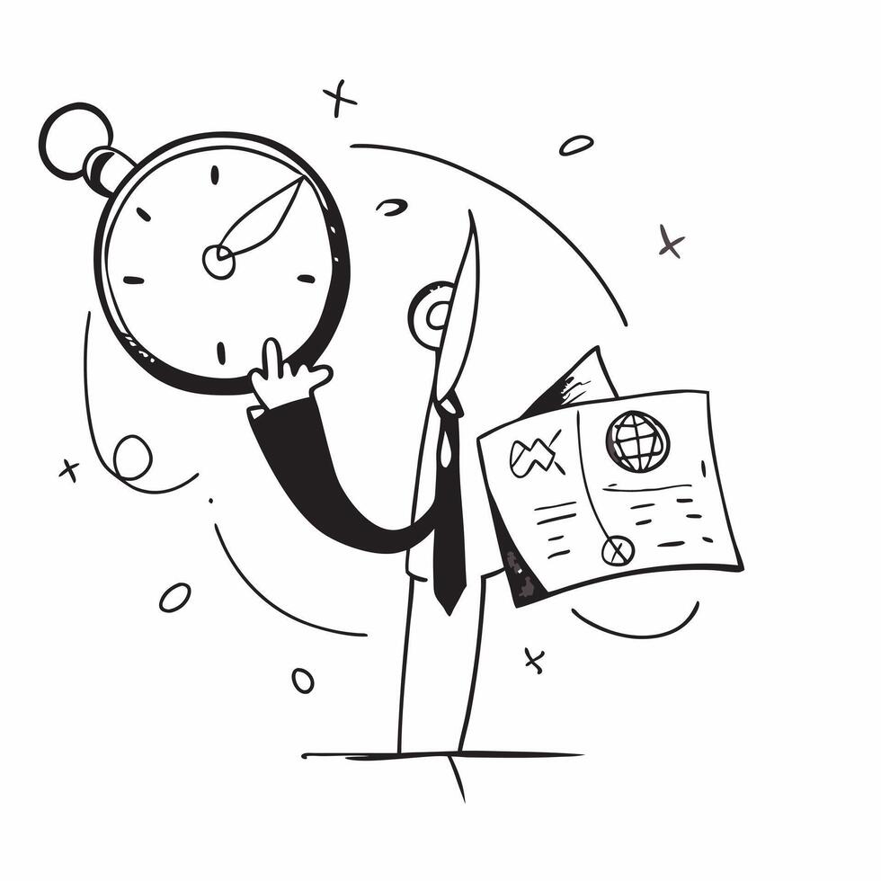 Planner with Map and Compass concept as A business planner holding a map and a compass set against a whimsical background offering ample space for text or graphics symbolizing navi Cleans vector