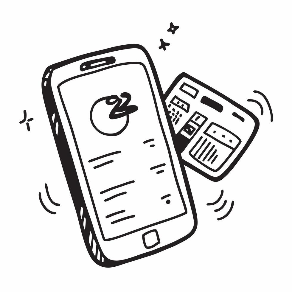 Phone with Budgeting App concept as A smartphone displaying a budgeting app interface with a plain background to provide space for additional text or graphics in Photo Stock Conce Cleans vector