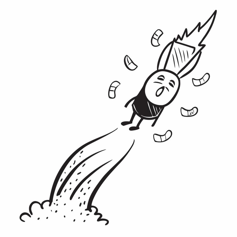 Person with Money Wings in Air concept as A person flying with wings made of money set against a Cleans background offering space for text or graphics symbolizing upward financial m Cleans vector