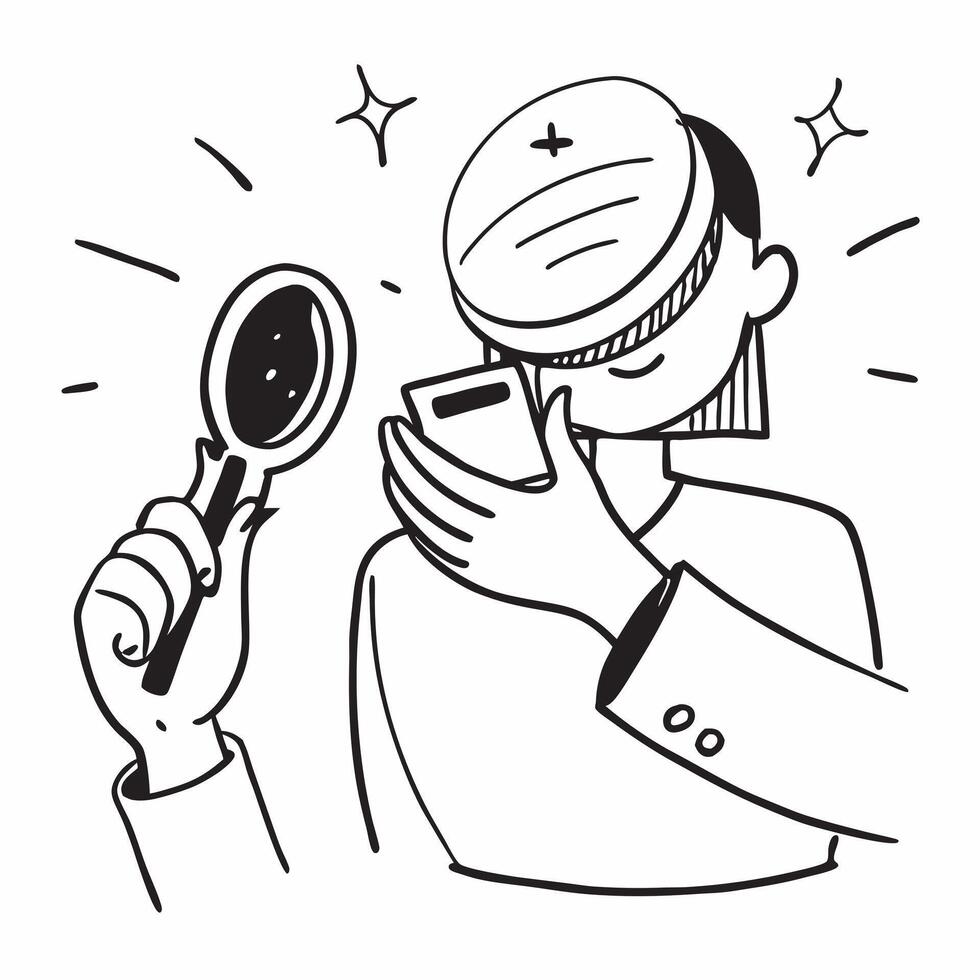 Person with Makeup Kit and Mirror for Beauty Service concept as A person holding a makeup kit and mirror set against a blank background providing space for text or graphics symboli Cleans vector