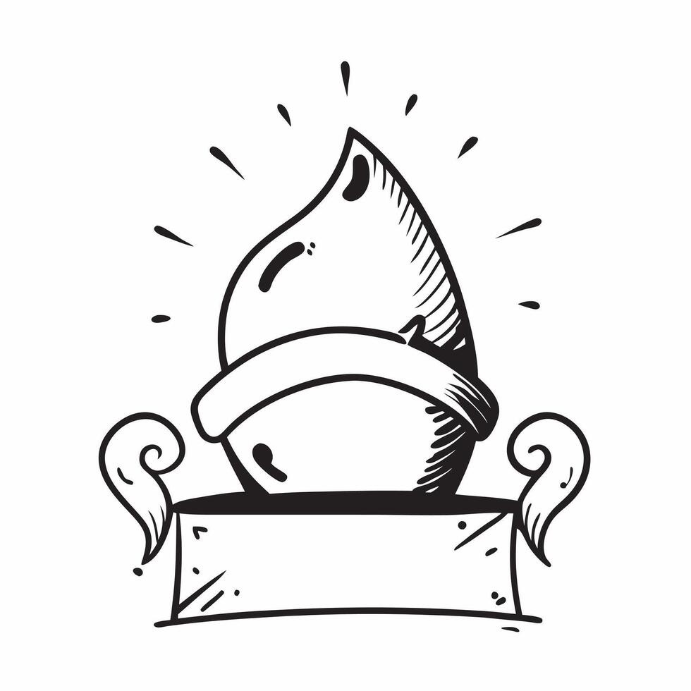 Party hat icon with copy space on a white background concept as A image of a party hat icon with generous copy space on a white background ideal for celebration and retireme Cleans Set 2 vector