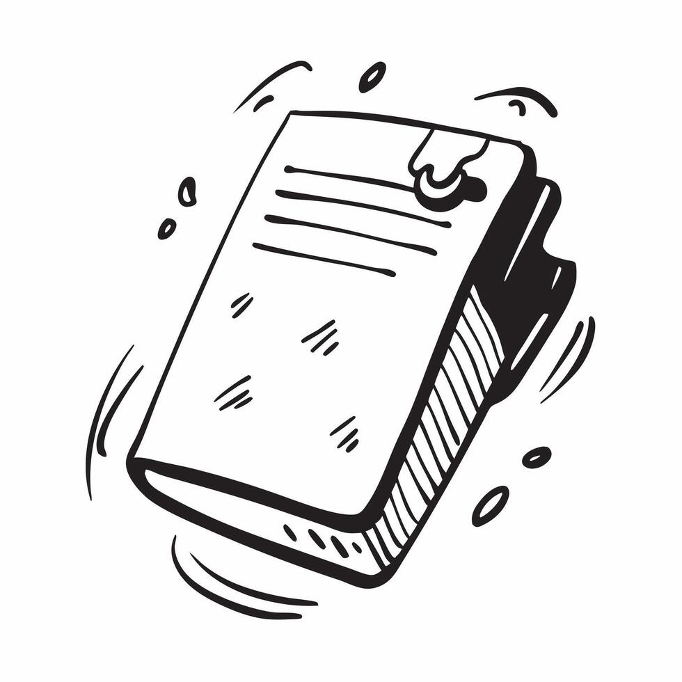 Notebook icon with copy space on a white background concept as A image of a notebook icon with generous copy space on a white background ideal for business planning and note Cleans Set 2 vector