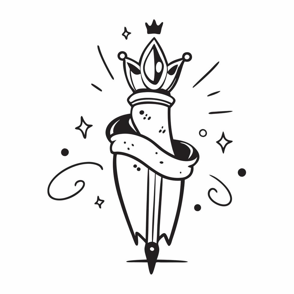 Monarch with Crown and Scepter concept as An image of a monarch with a crown and scepter set against a dreamy background offering ample space for text or graphics symbolizing regal Cleans vector