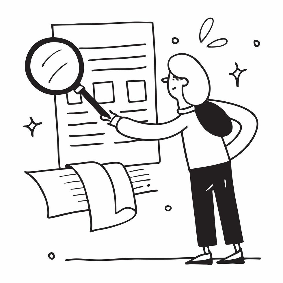 Marketer with Target and Report concept as A marketer holding a target and a report set against a dreamy background offering ample space for text or graphics symbolizing targeted m Cleans vector