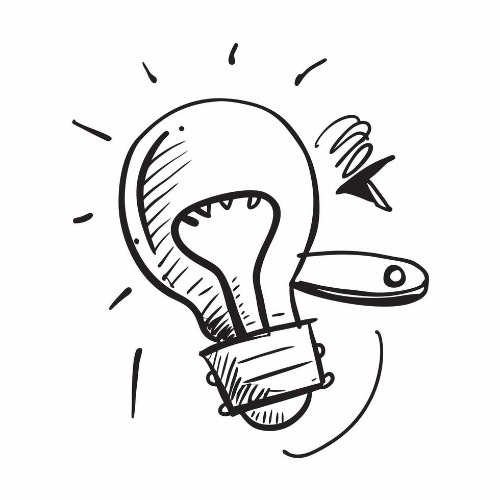 Lightbulb icon with copy space on a white background concept as A image of a lightbulb icon with ample copy space on a white background perfect for showcasing business ideas Cleans Set 2 vector