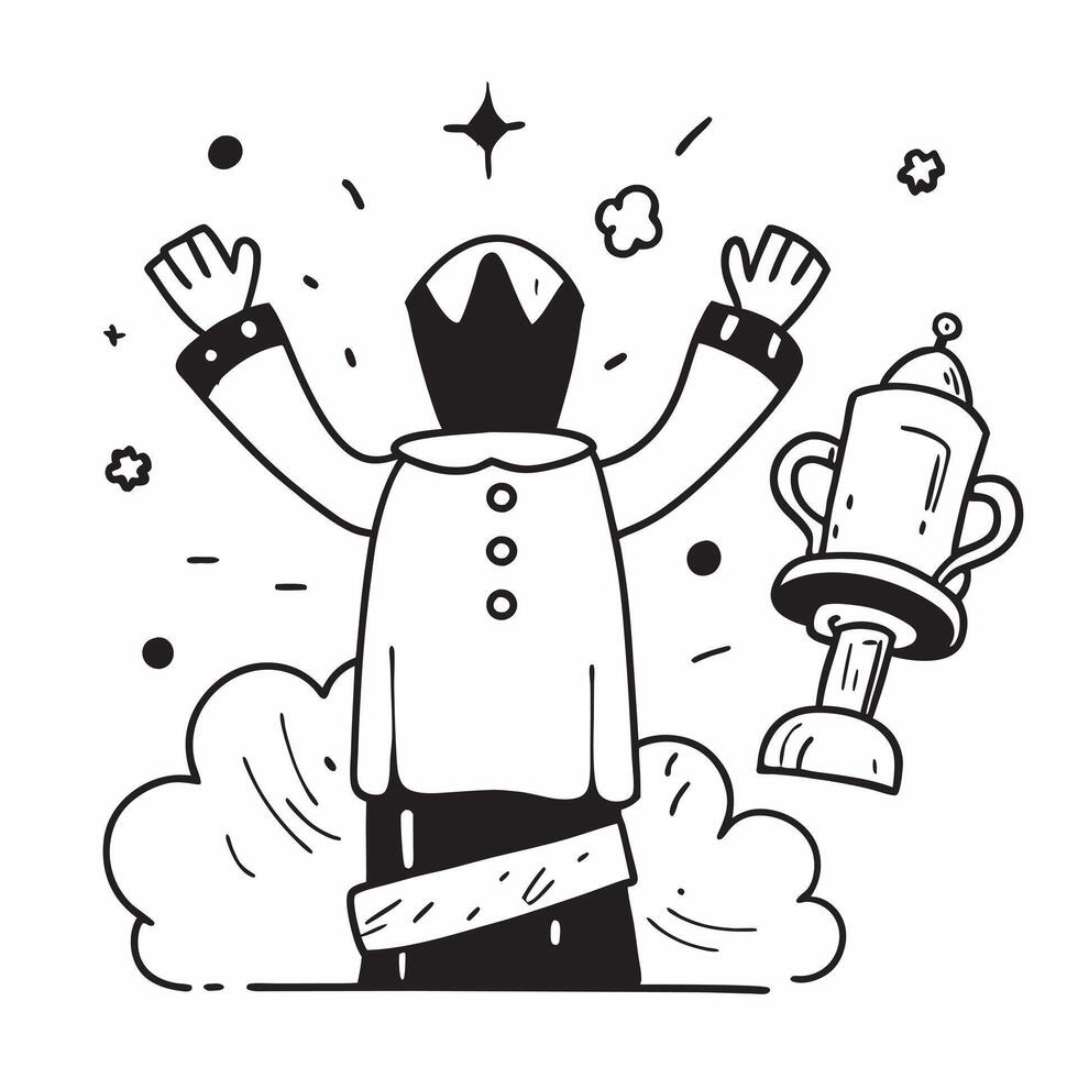 Leader in Chief with Scepter and Throne concept as An image of a leader in chief with a scepter and throne set against a dreamy background offering ample space for text or graphics Cleans vector