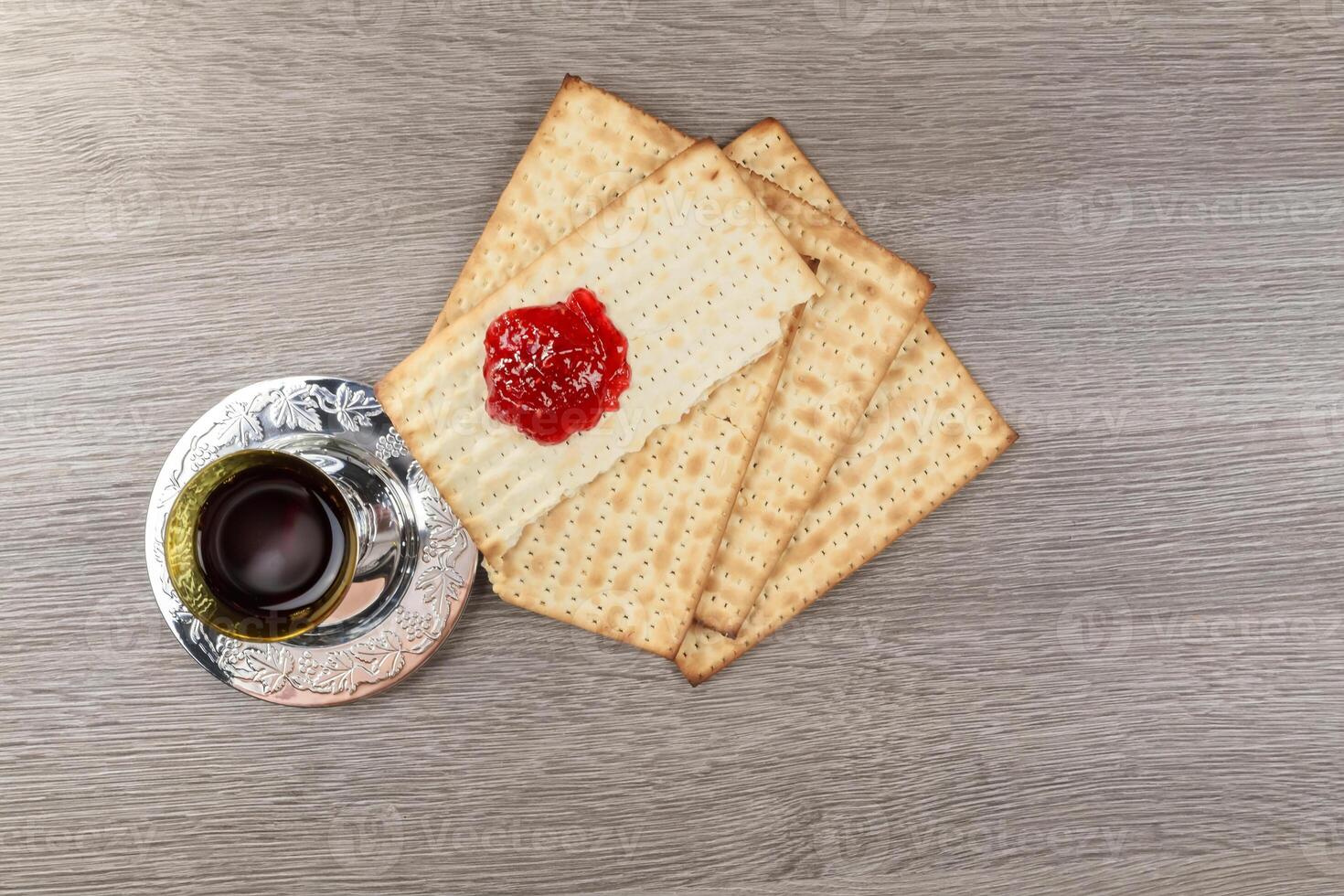 passover jewish matzoh bread holiday matzoth celebration photo