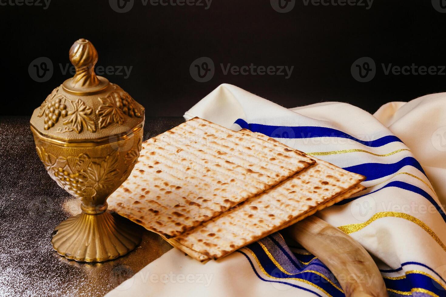 passover jewish matzoh bread holiday matzoth celebration photo