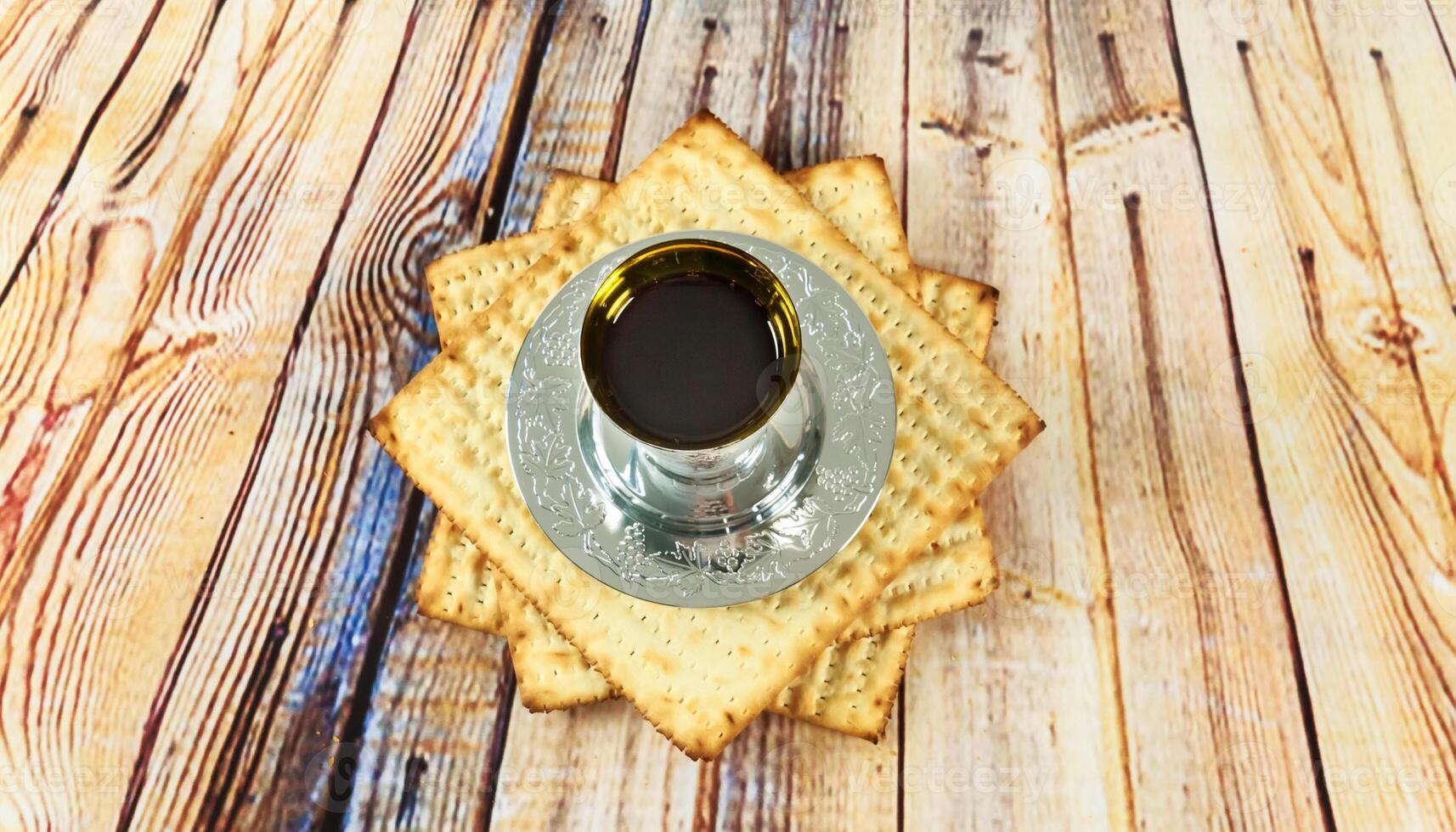 wine and matzoh jewish passover bread Passover matzo Passover wine photo