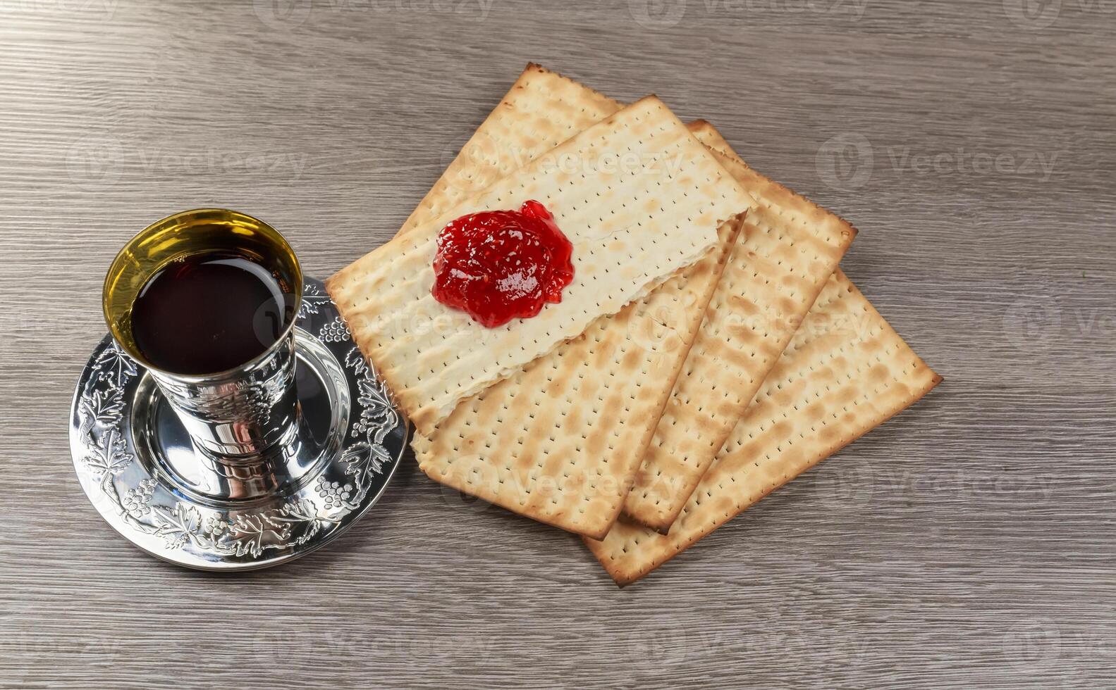 passover jewish matzoh bread holiday matzoth celebration photo