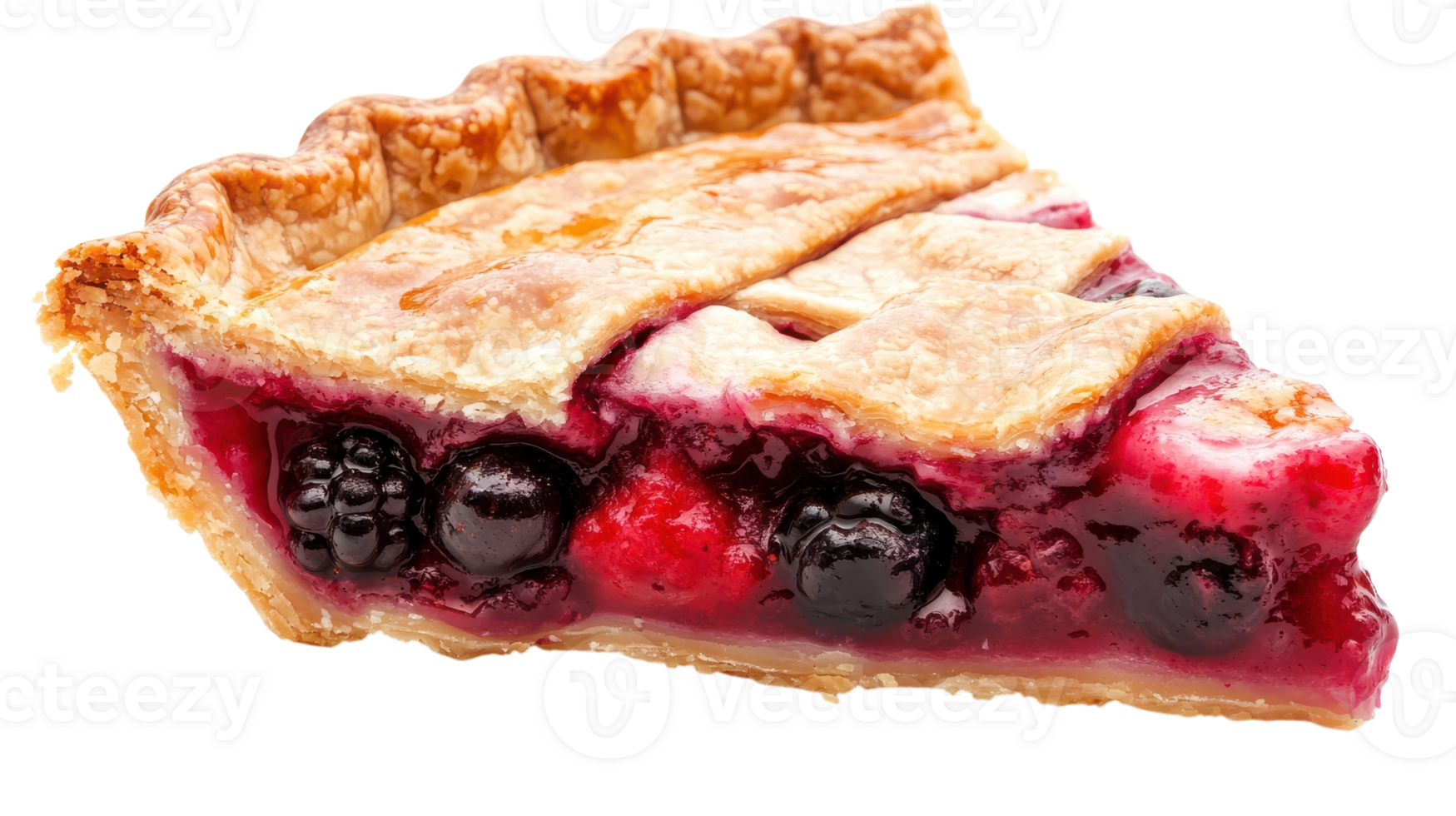 Delicious Slice of Berry Pie with Flaky Crust Perfect for Summer Desserts and Treats to Delight Your Guests. png