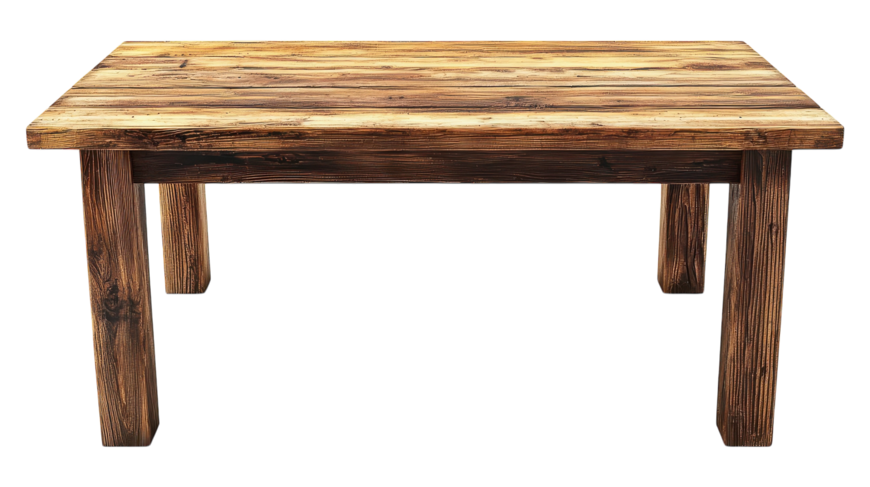 A table with a wooden top and legs png