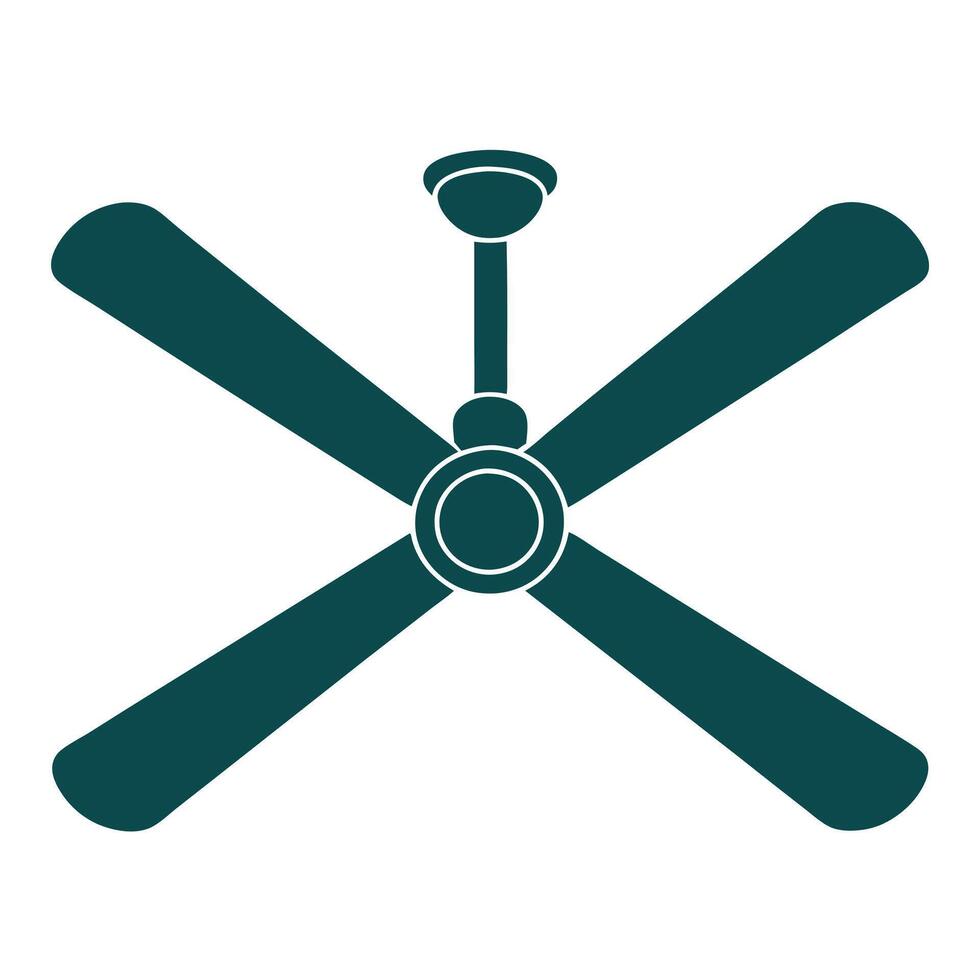 Ceiling fan icon vector