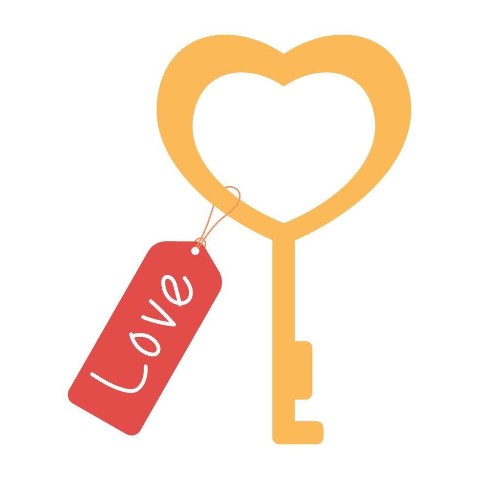 Love ke symbol element valentine's dayy vector