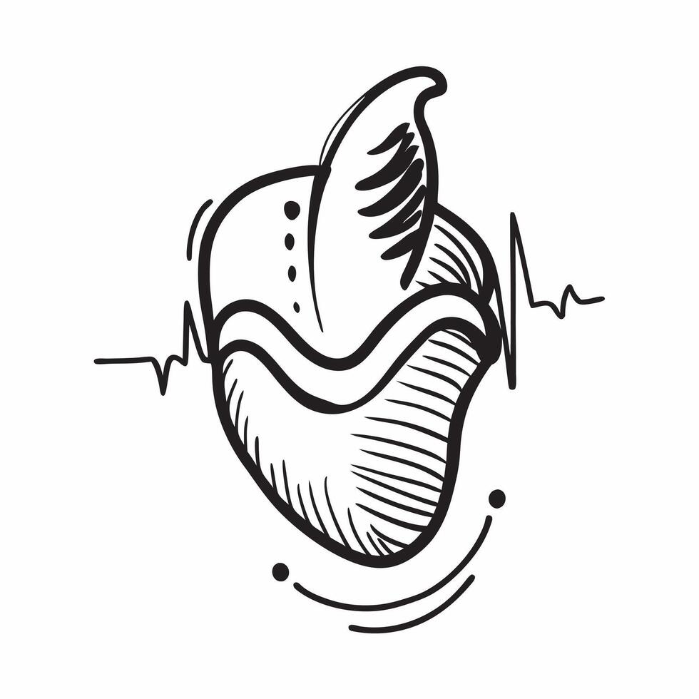 Heartbeat icon with copy space on a gray background concept as A image of a heartbeat icon with ample copy space on a gray background perfect for heart health and medical th Cleans Set 2 vector