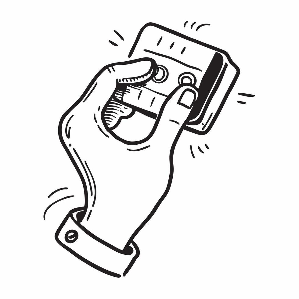 Hand Holding USB Security Key concept as A hand holding a USB security key against a plain background providing ample space for text or additional elements in Photo Stock Concept Cleans vector