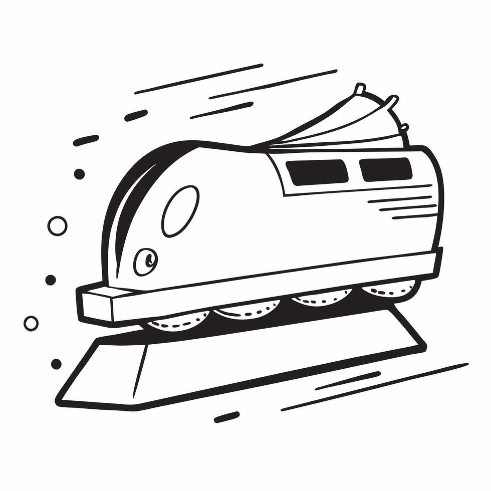 Flat design as Train icon with copy space on a white background concept as A image of a train icon with generous copy space on a white background ideal for travel and railwa Cleans vector