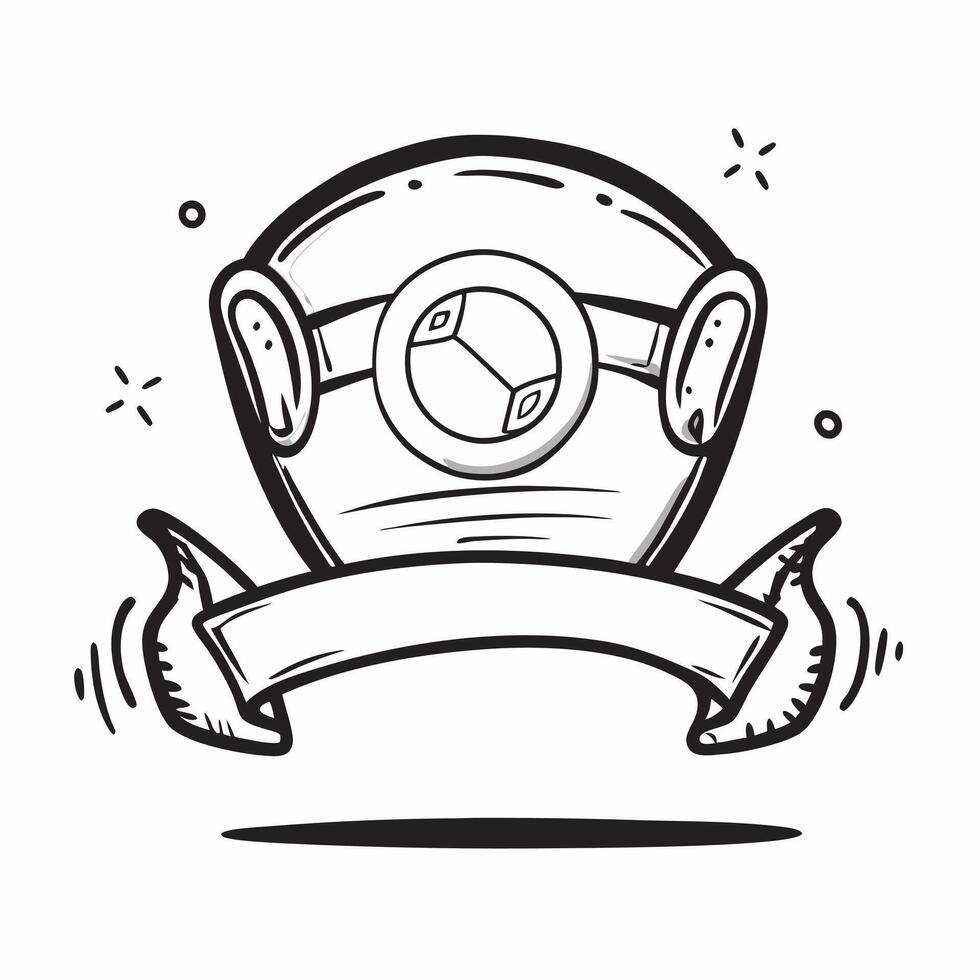 Flat design as Steering wheel icon with copy space on a white background concept as A image of a steering wheel icon with generous copy space on a white background ideal for Cleans vector